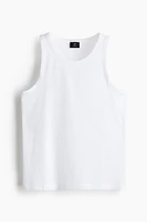 Slim Fit Ribbed Tank Top