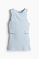 MAMA Ribbed Nursing Tank Top