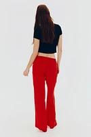 Straight-Leg Drawstring Pants