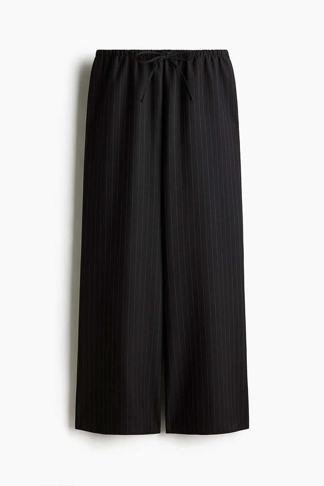 Pantalon en sergé avec cordon de serrage