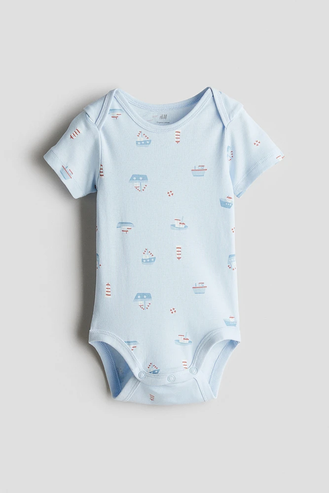 Maillot imprimé à encolure américaine