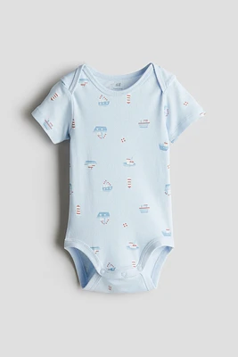 Maillot imprimé à encolure américaine