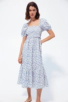 MAMA Cotton Poplin Nursing Dress