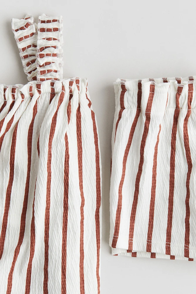 2-piece crinkled jersey set