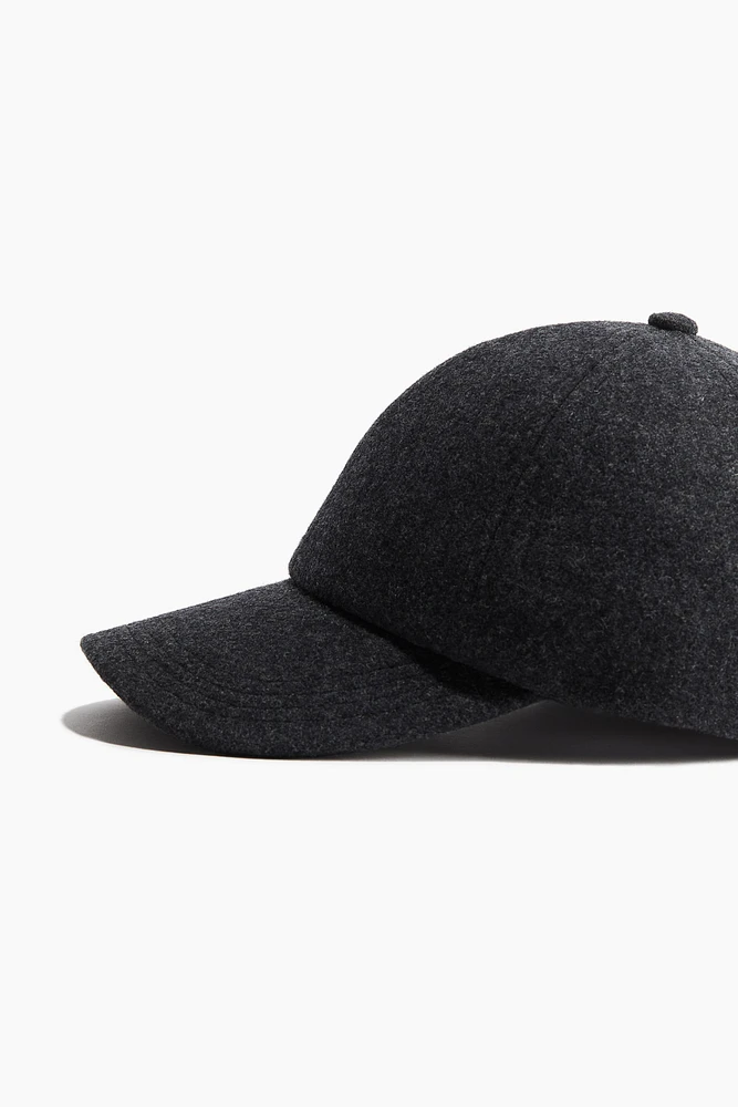 Wool-blend Cap