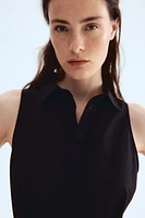 Tie-Belt Shirt Dress