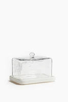 Butter Dish with Glass Cover