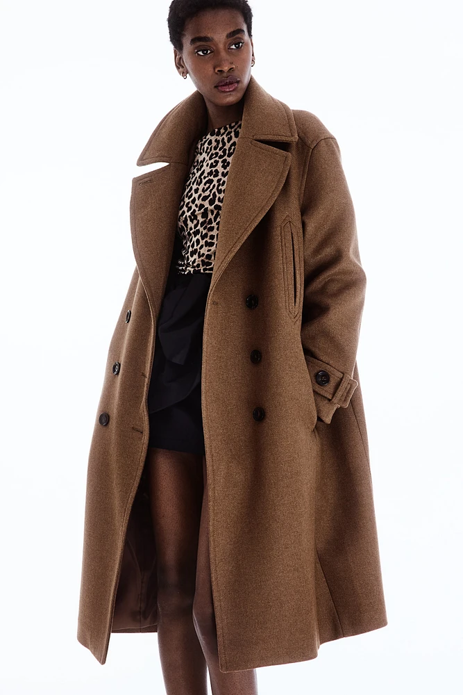 Wool-Blend Coat