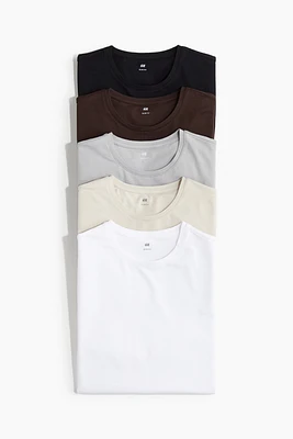 5-pack Slim Fit T-shirts