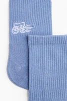 Motif-detail Socks