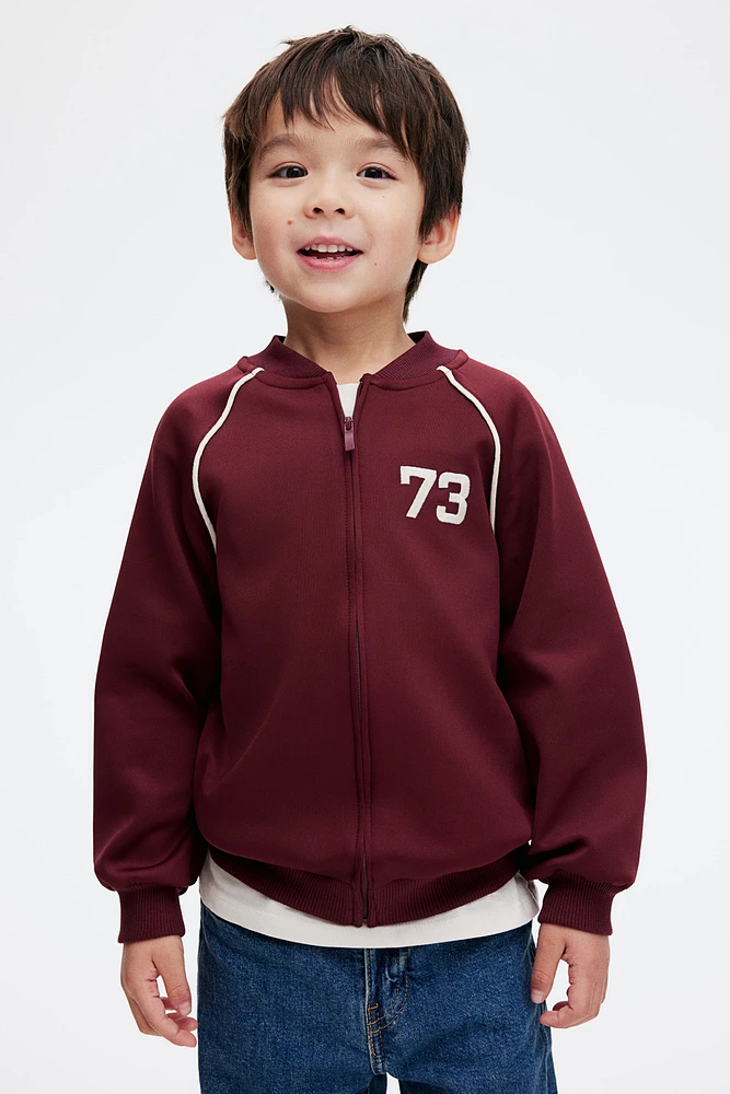 Track Jacket with Motif