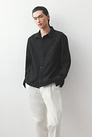 Regular Fit Cotton twill overshirt