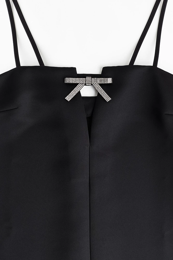 Bow-Detail Strappy Dress