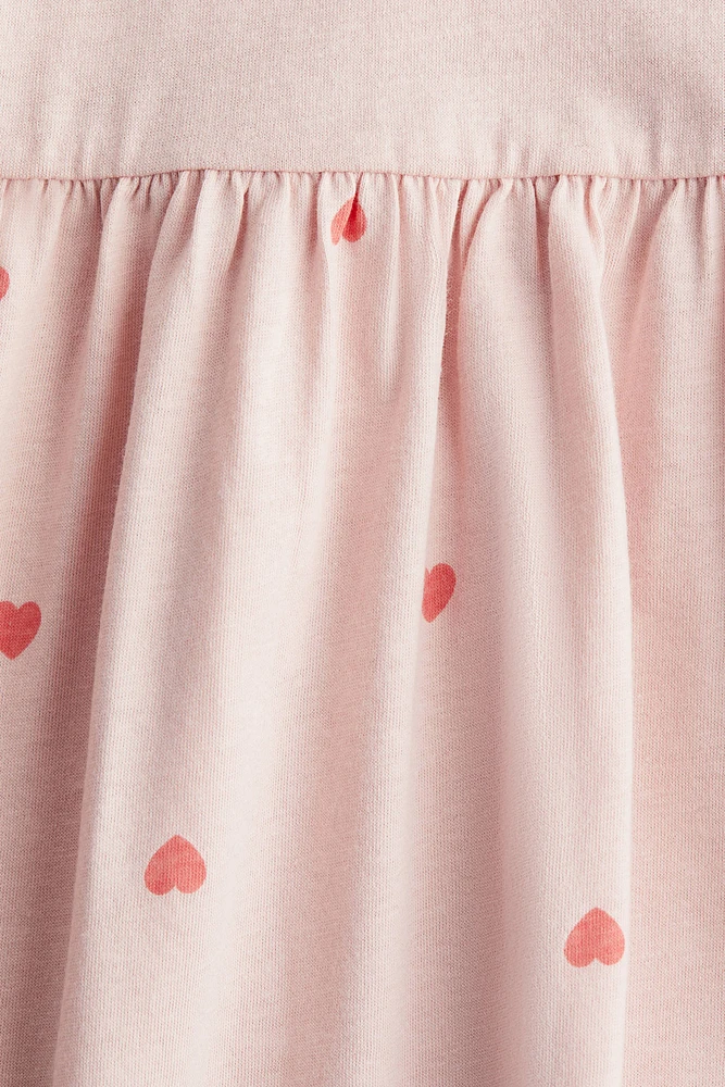 Robe en jersey de coton