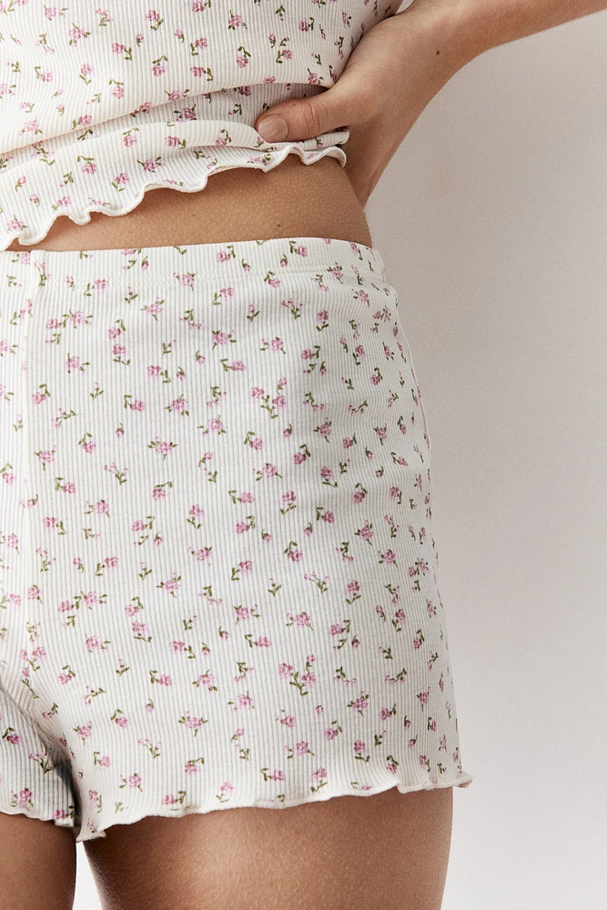 Pyjama côtelé