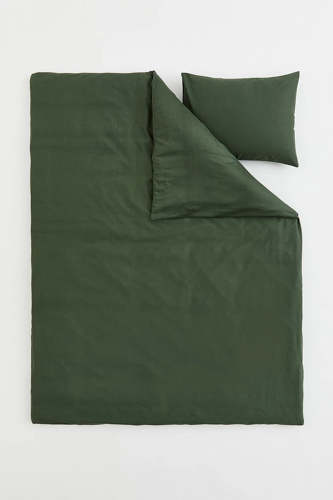 Cotton Twin Duvet Cover Set