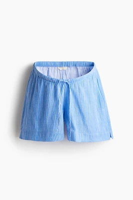 MAMA Drawstring Muslin Shorts