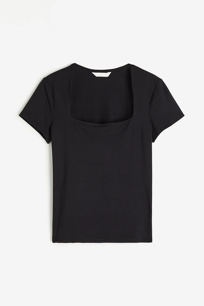 Square-neck Top