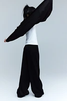 Wide-leg Track Pants