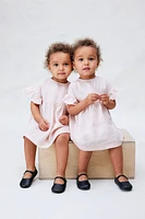 2-piece Linen Dress and Bloomers Set