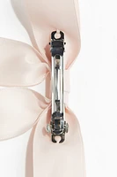 Satin Bow Hair Clip