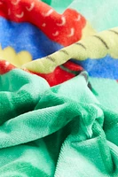 Serviette de bain à motif