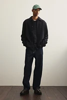 Regular Fit Wool-Blend Overshirt