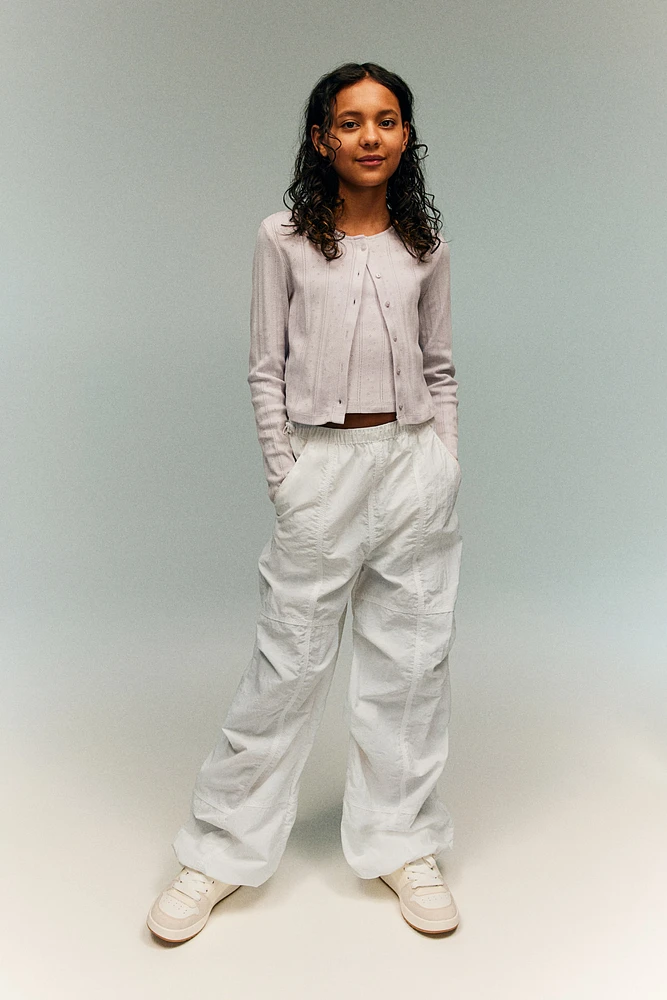 Nylon Parachute Pants