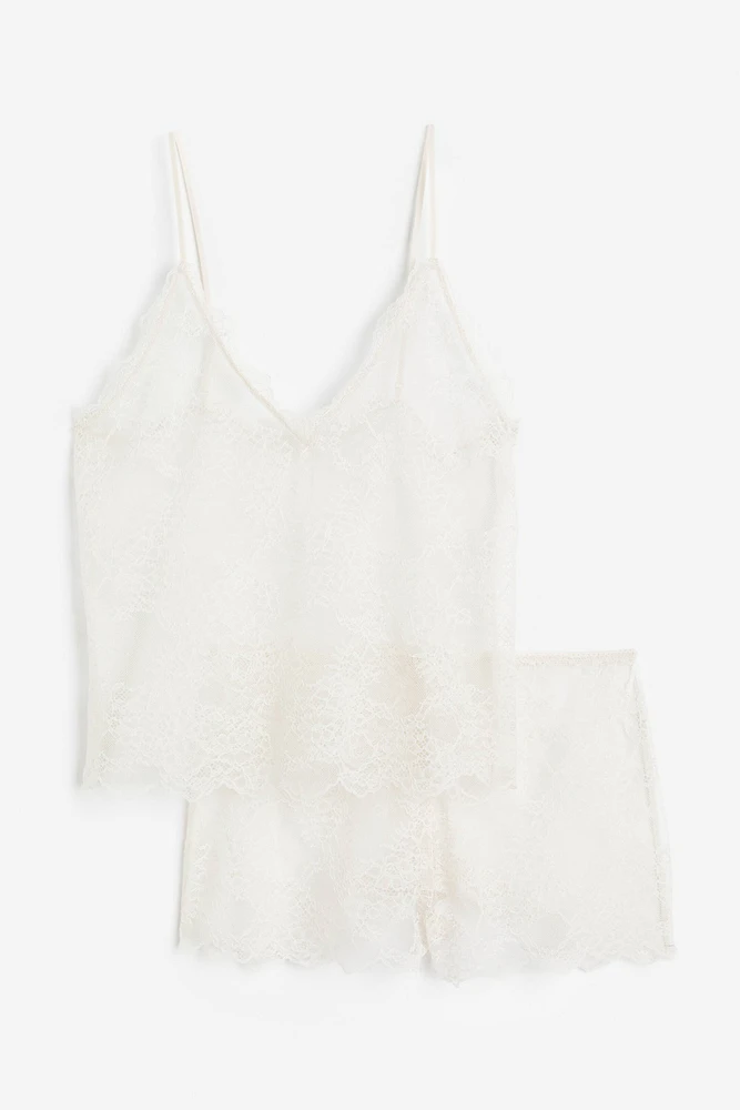 Pajama Camisole Top and Shorts