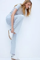 Wide-Leg Jersey Pants