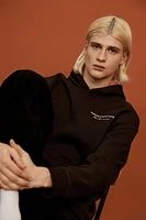 Loose Fit Printed Hoodie
