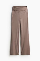 Flared Jersey Pants