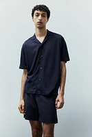 Regular Fit Knit Resort Shirt