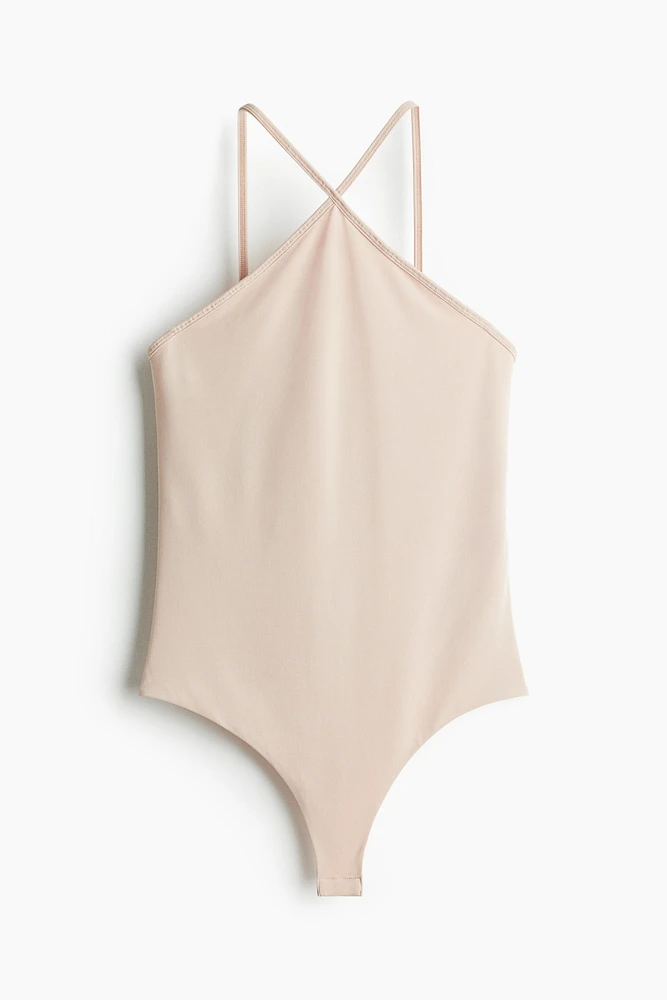 Maillot tanga en crêpe