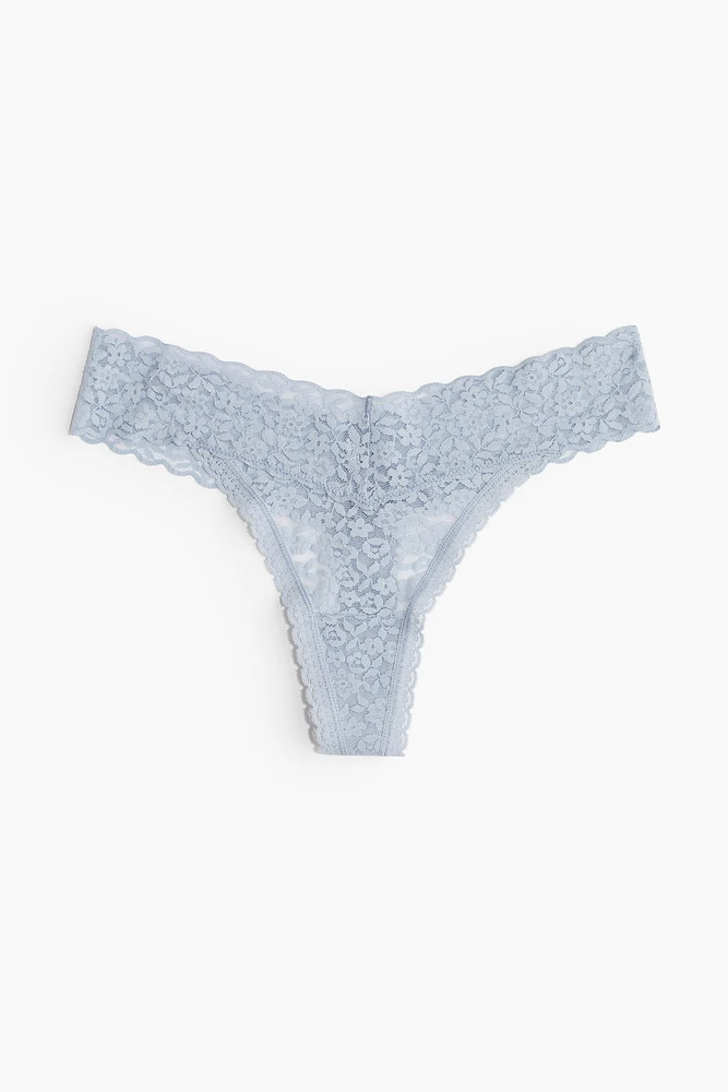 10-pack Lace Thong Briefs