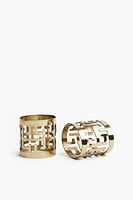 2-pack Metal Napkin Rings