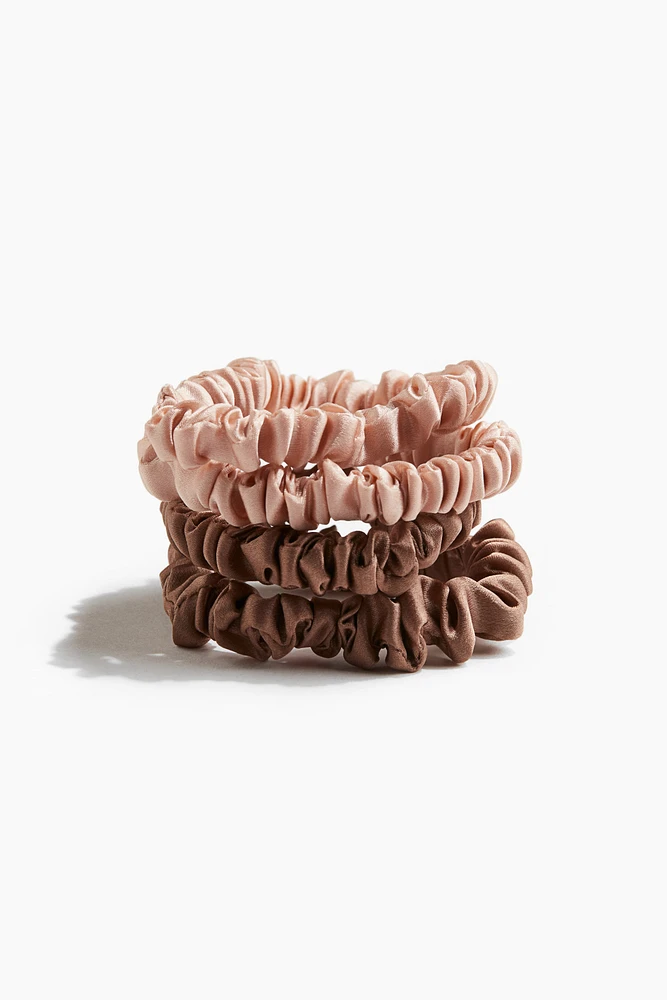 Lot de 4 élastiques à cheveux en soie