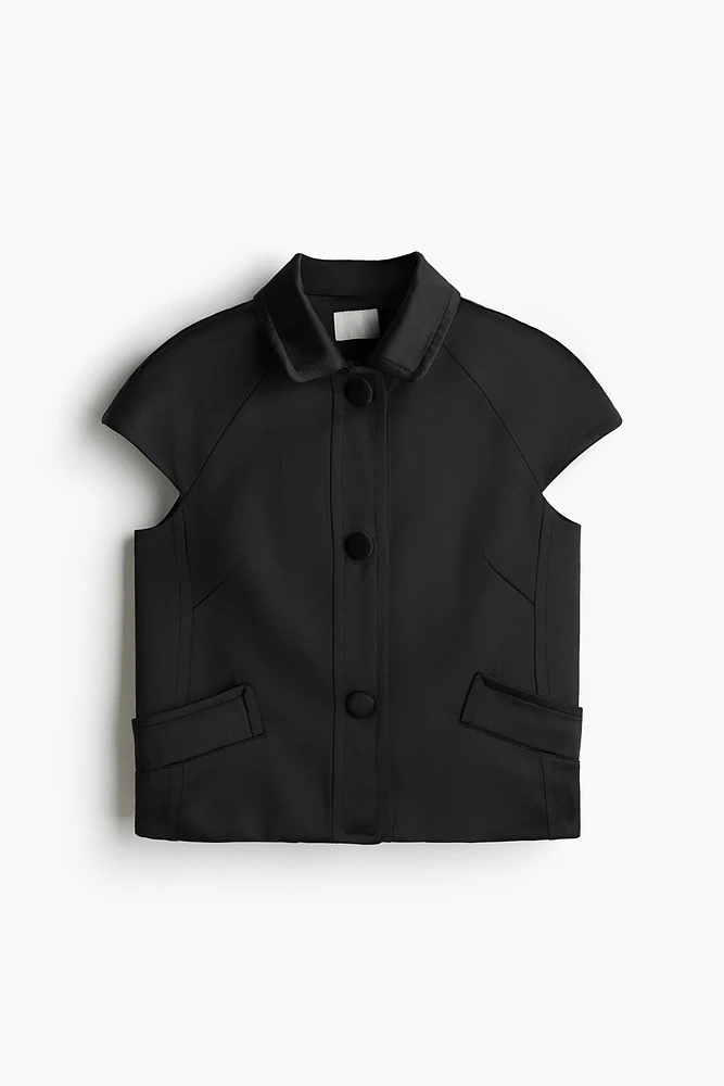 Cap-Sleeved Jacket