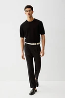 Regular Fit Hole-Knit T-Shirt