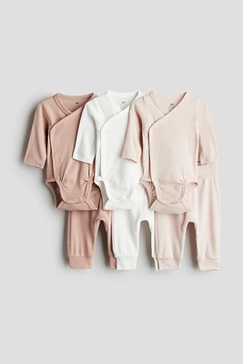 Ensemble 6 pièces avec cache-couches et pantalons
