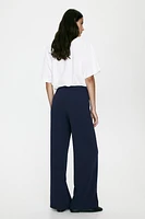 Button-front Pants