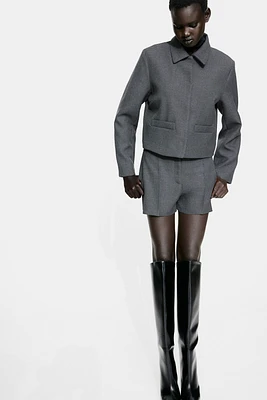 Veste avec col