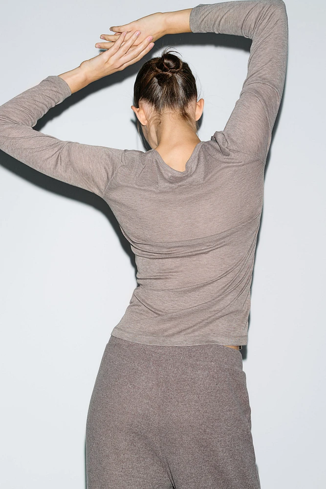 MAMA Lyocell-Blend Top