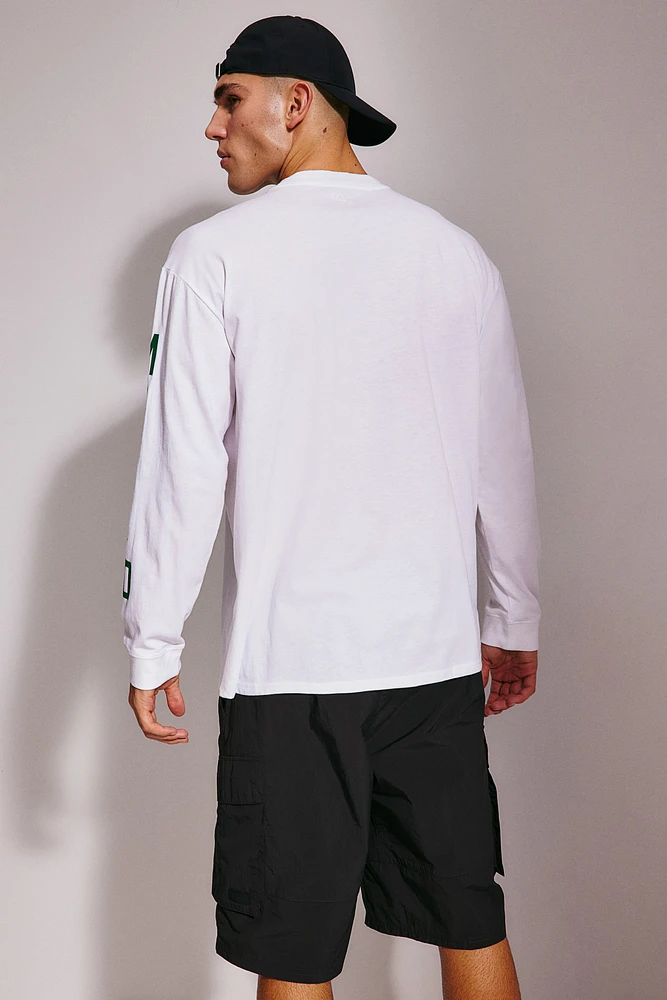 Loose-Fit Long-Sleeved Sports Shirt with DryMove™