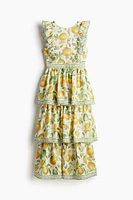 Ruffle-Trimmed Dress