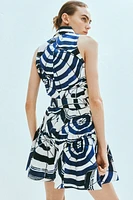 Tie-Belt Shirt Dress