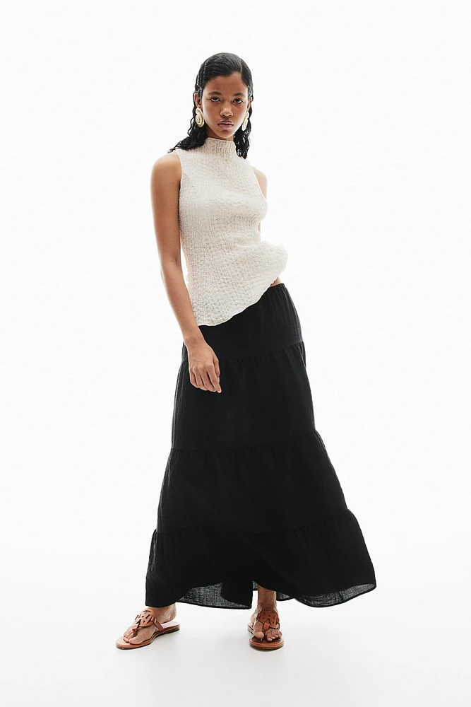 Tiered Maxi Skirt