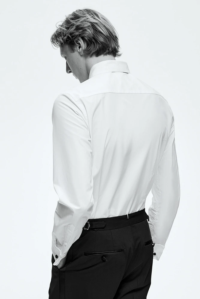 Slim Fit Tuxedo Shirt