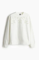 Oversized Sweatshirt with Motif