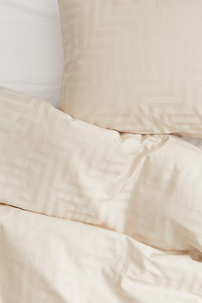 Parure de couette lit simple en satinette coton